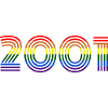 Retro Regenbogen 2001 Design
