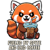 Cheeky Raccoon Coffee Meme Design