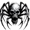 Halloween Monster Spider Skull