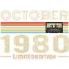 Anniversaire octobre 1980 - Birthday october 1980