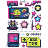 Neon Space Adventure 1990s Y2K