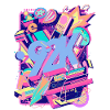 Neon 90s Retro Teaser Y2K