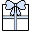 Elegante Geschenkbox mit Band