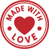 Made With Love Stamp Design
