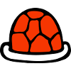 Turtle shell without turtle cute shell