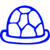 Turtle shell without turtle cute shell