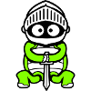 Turtle Knight Épée Fighter Armure Casque