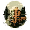Pêche, Pêcheur, Pêcheur, Pêche, Bigfoot, Alien