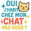 Humorous Quote Cat House