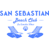 San Sebastian Beach Club Vintage Typography