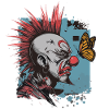 clownPunk and Butterfly