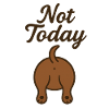 Dachshund from behind