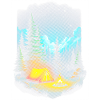 Starry Night Campfire Forest Scene