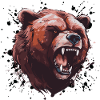 Grizzly Bear Head