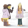 Children's Winter Scene