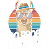 No Prob Lama Retro Sunburst Design