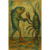 Abstract Fish Dance Art Print