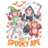 Haunted monkey show for Halloween