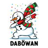Dabbing Snowman