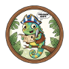 Adventurer Gecko with Pirate Hat