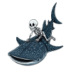 Skelett auf Walhai Rhincodon