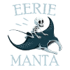 Skeleton on manta ray