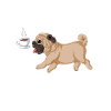 Coffee and Pugs Tee