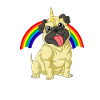 Mops Einhorn