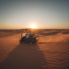 Desert Sun Ride by Golf Cart
