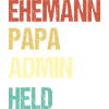 Ehemann Papa Admin Held Shirt
