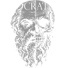 Socrates Half-Skull Portrait Design