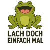 Laughing frog funny saying animals design