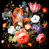 Flowery fantasies baroque Flemish style