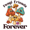 Fungi Friends Forever | Sweet mushroom family