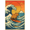 Capybara Surfing