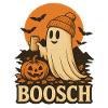 Ghost Busch Halloween Boosch Skræmmende kostume T-shirt