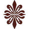 Elegant Symmetrical Floral Motif