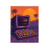 Retro Futuristic Sunset Aesthetic