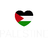 I love Palestine, heart Palestine