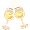 Sektgläser Cheers Party Illustration