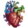 Living Heart with Butterflies