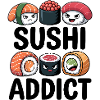 Kawaii Sushi Funny Saying Sushi Lover