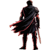 Epic Warrior Silhouette Art