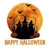 Witch Cult Halloween Motif Print