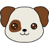 Charming Puppy Cartoon Design