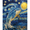 Delfin Van Gogh Style Starry