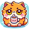 Cute Coffee Cat, Kawaii 