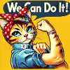 Empowered Kitty Rosie, Love Cats 