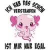 Axolotl drôle avec texte humoristique