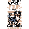 Pêche et chien de Caroline